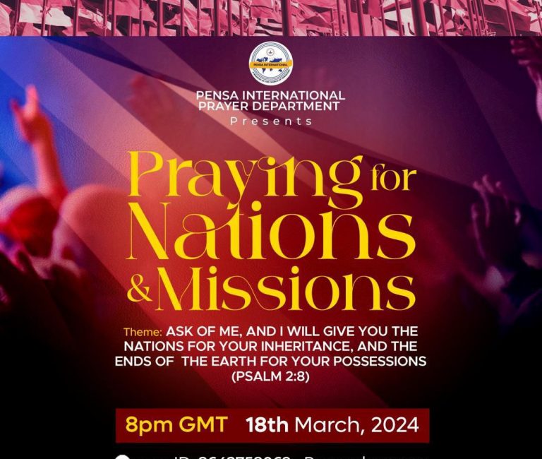 Praying For Nations & Missions